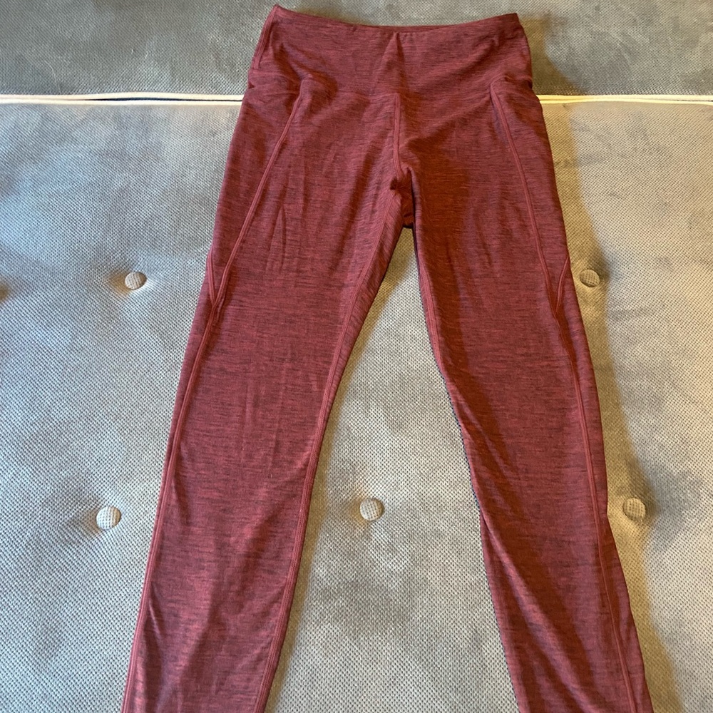 Senita Athletics Maroon Leggings